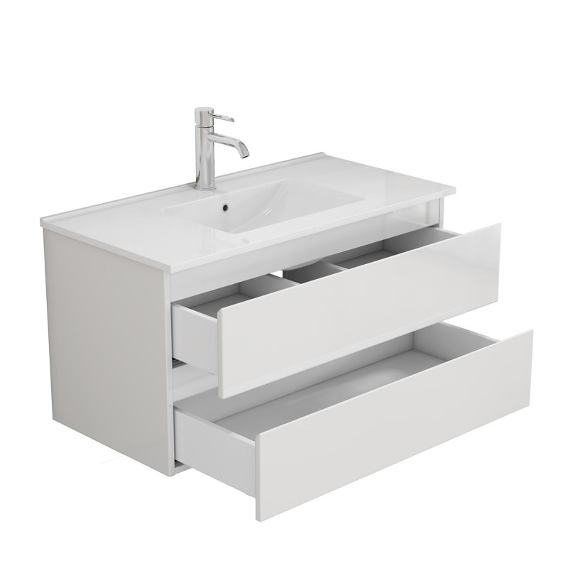 Bathroom Vanity With Sink, 36"