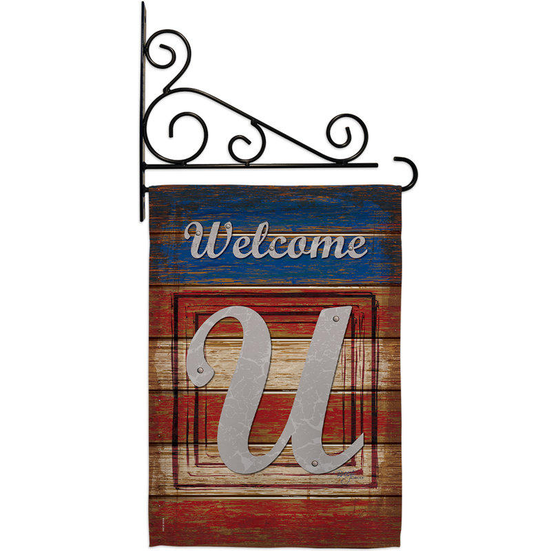 Ensemble de drapeaux en polyester 18,5 x 13 po Patriotic, U