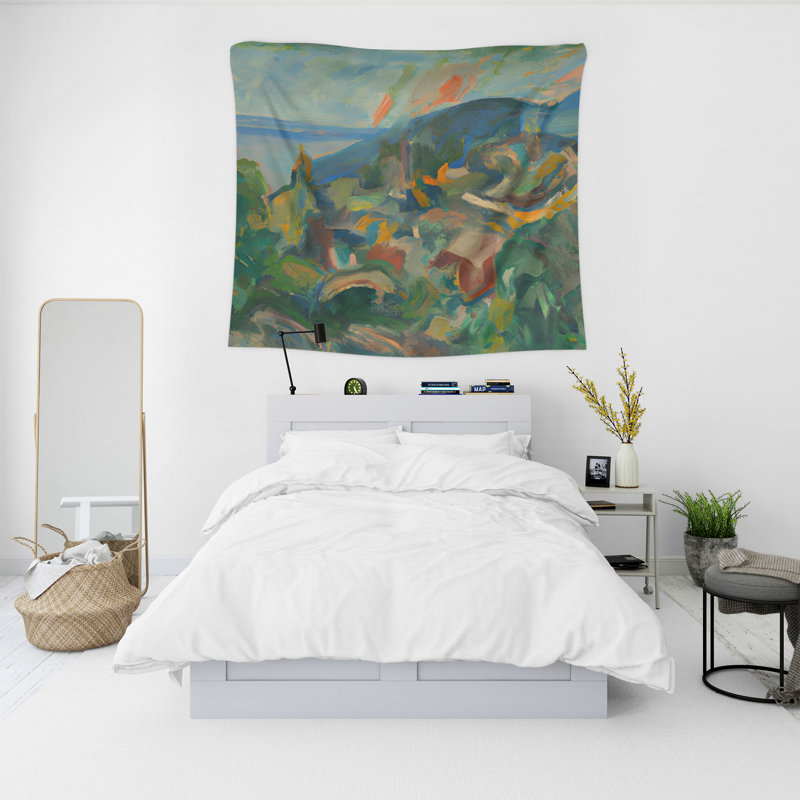 Tapisserie murale, H 88 po x l 104 po