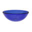 Novatto 16.5'' Blue Glass Circular Bathroom Sink