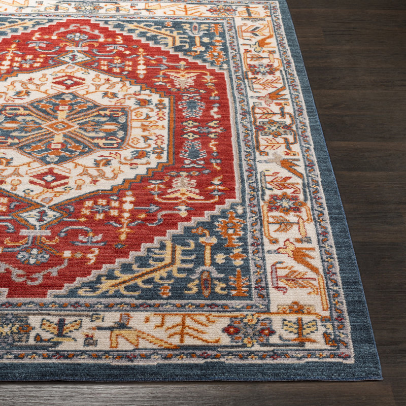 Keyshawn Oriental Indoor Rug, Rectangle 5'3" x 7'6"