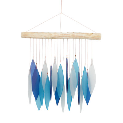 Glass Abstract Wind Chime