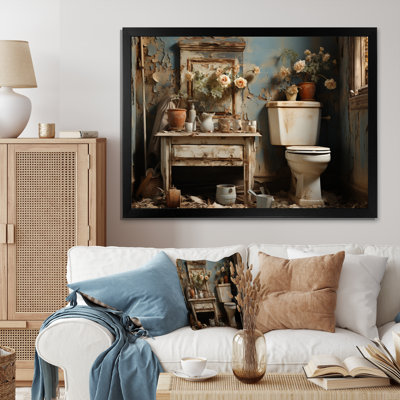 Art mural sur toile, salle de bain et charme rétro IV - Bath & Laundry