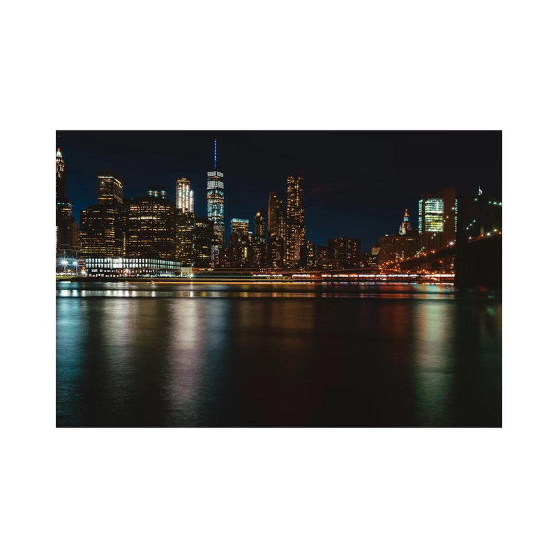 New York Lights IV by Bethany Young - Print on Canvas, Wrapped Canvas, 45.72cm H x 66.04cm W x 3.81cm D