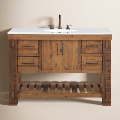Bromley 48" Pine Single Bathroom Vanity