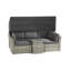 Ludwicka 208cm Wide Wicker Patio Daybed with Cushions-77256794-77256793