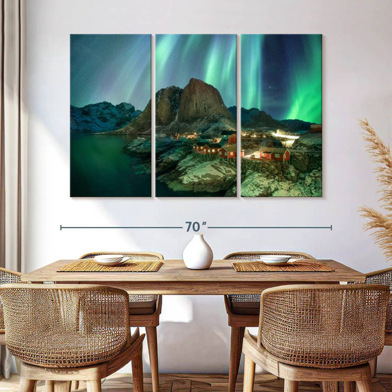 Alvord Hamnoy Aurora Lights, 42" H x 65" W