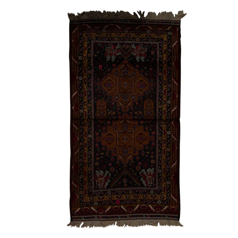 Afghan Wool Oriental Area Rug