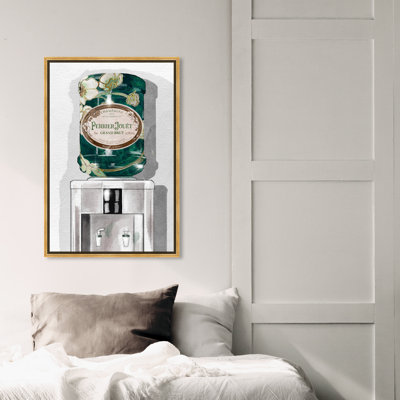 " Drinks And Spirits Belle Epoque Watercooler, Glam Green "