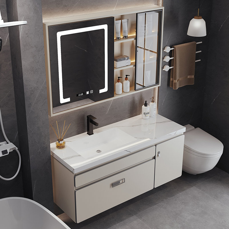 Nordic style light luxury bathroom cabinet