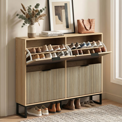 20 Pair Shoe Storage Cabinet