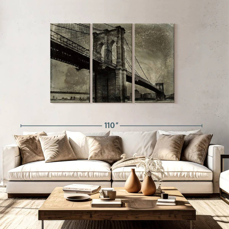 Lilie Bridge I, 48" H x 74" W