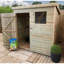 Bouse 6 ft. W x 3 ft. D Solid Wood Garden Shed