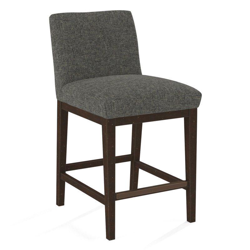 Upholstered Stool, 61536-78, Pecan