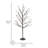 Silver Dollar Bonsai Tree - 112 LED Lights