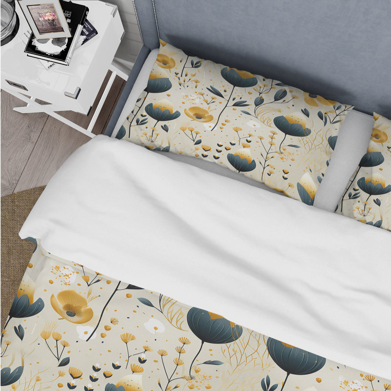 Ensemble de housse de couette Mcclamb, Housse de couette pour grand lit et 2 taies décor