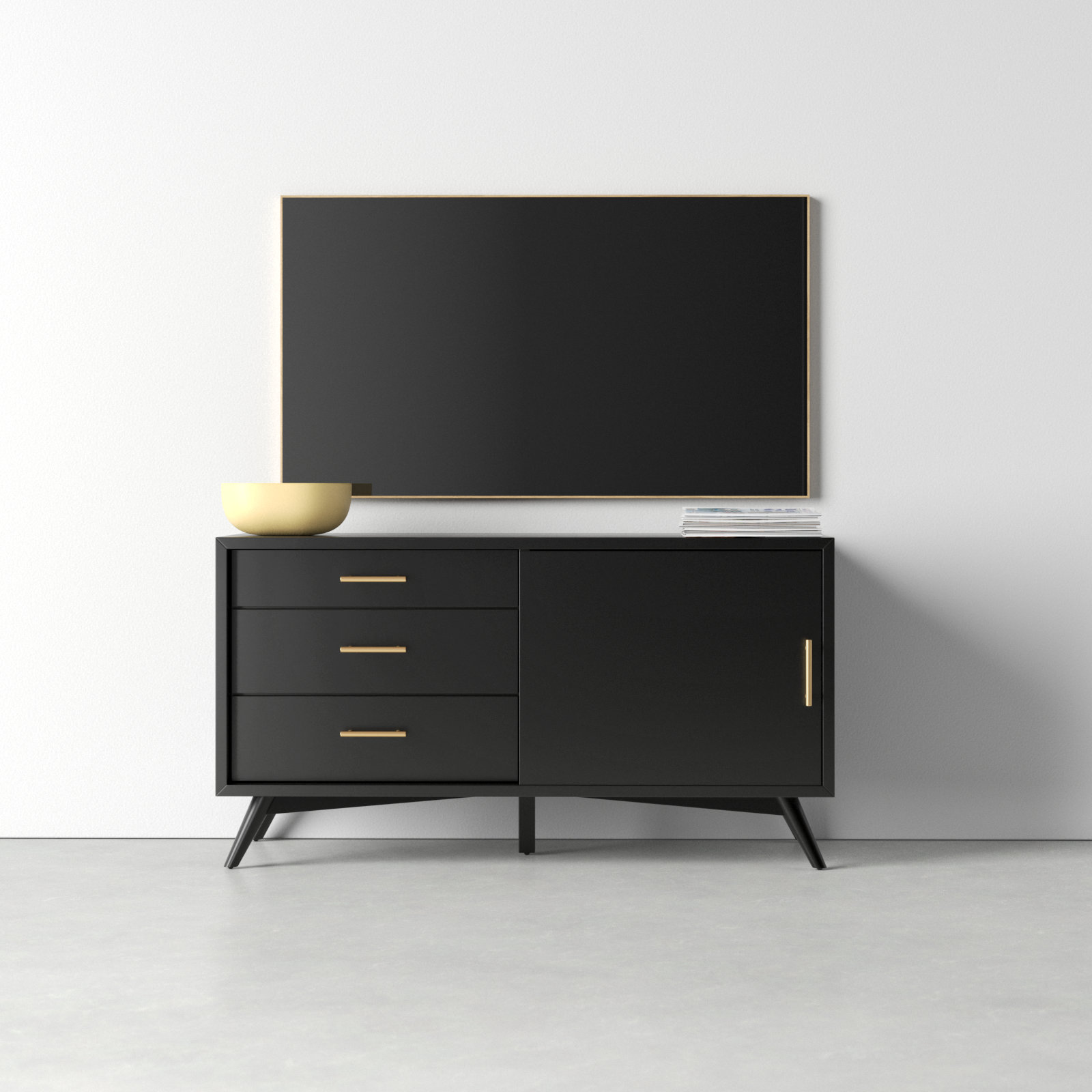 Williams 50" TV Stand, Black
