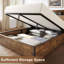 Structure de lit grand avec rangement Tryston, brun rustique-1037572438-1037842023