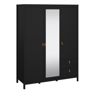 Aecca 3 Door Manufactured Wood Wardrobe