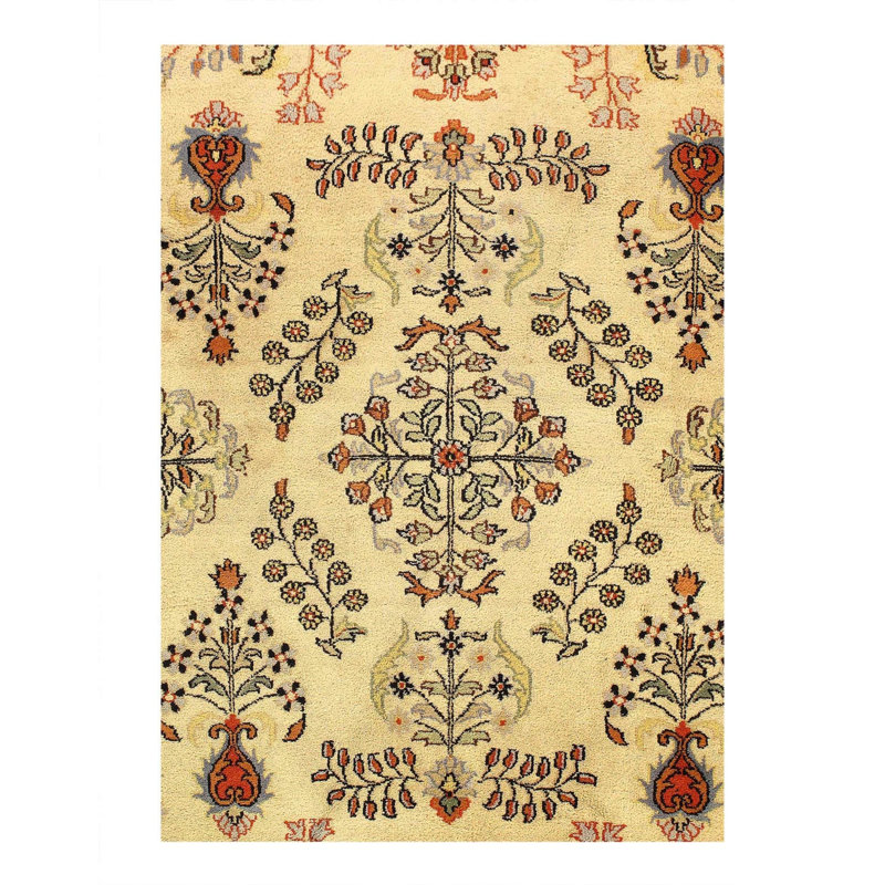 Katherleen Oriental Area Rug in Beige