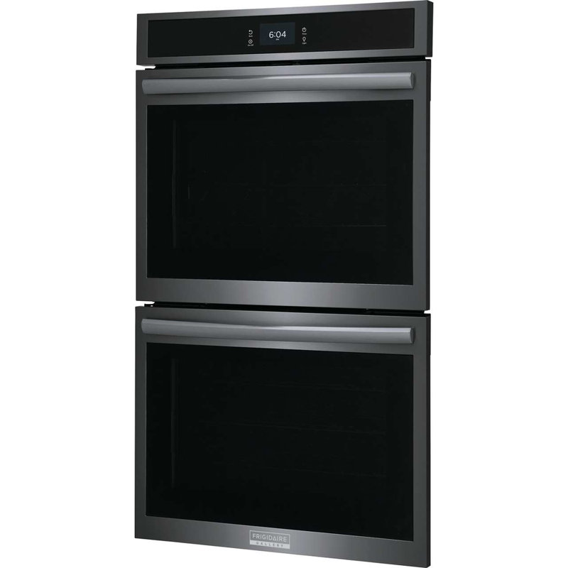 Frigidaire Gallery 30" 10.6 cu. ft Convection Electric Double Wall Oven, Black Stainless Steel