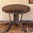 Retro Nut-Brown Round Solid Wood Dining Table