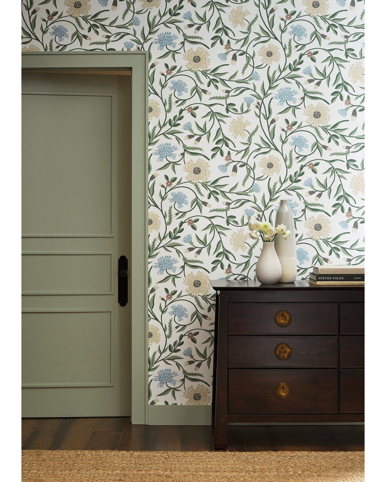 Aster Wallpaper, White