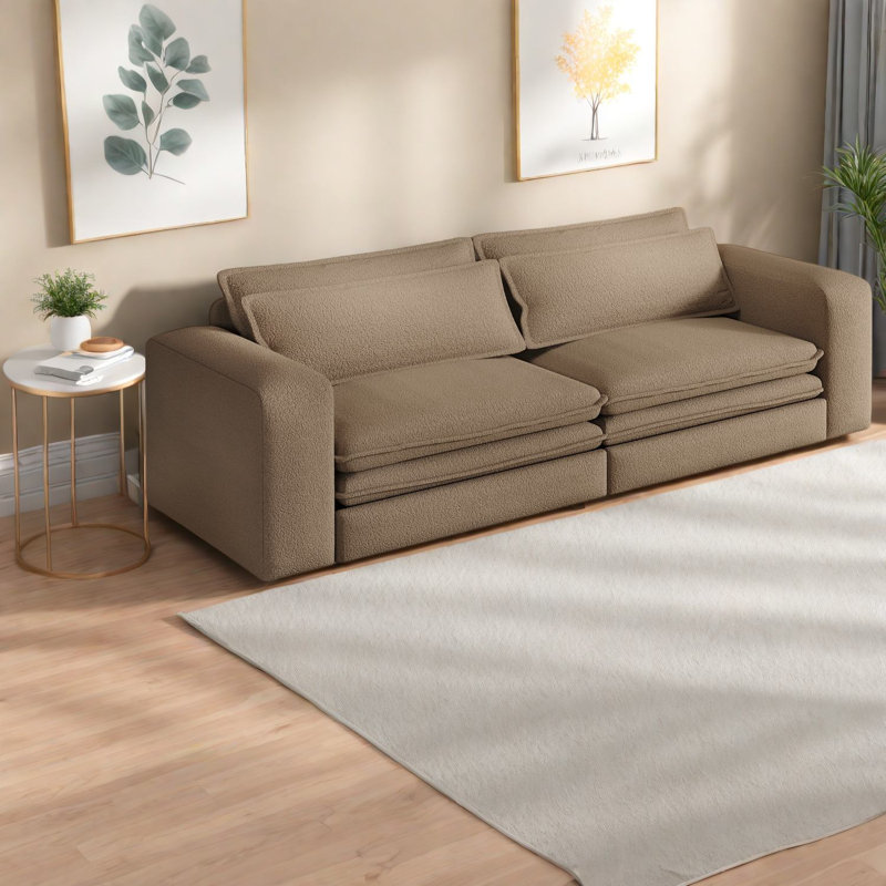 Space-saving Modern Sleeper Sofas, Convertible Foam Design For Home