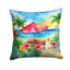 Coussin Hawaii, Hibiscus à l'aquarelle-114457460