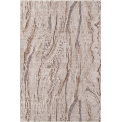 Adele Machine Woven Performance Area Rug - Ivory/Beige - 7'10" x 9'10"