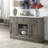 Zumala Marble Top & Weathered Oak Finish Server