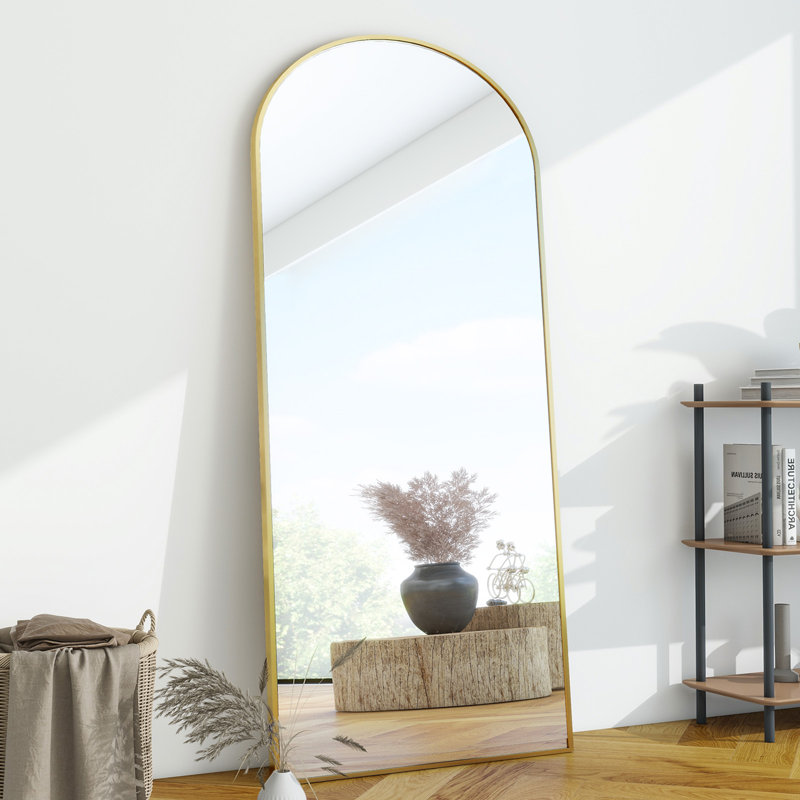 Miroir pleine longueur Jablon , Or, 71 po x 27 po