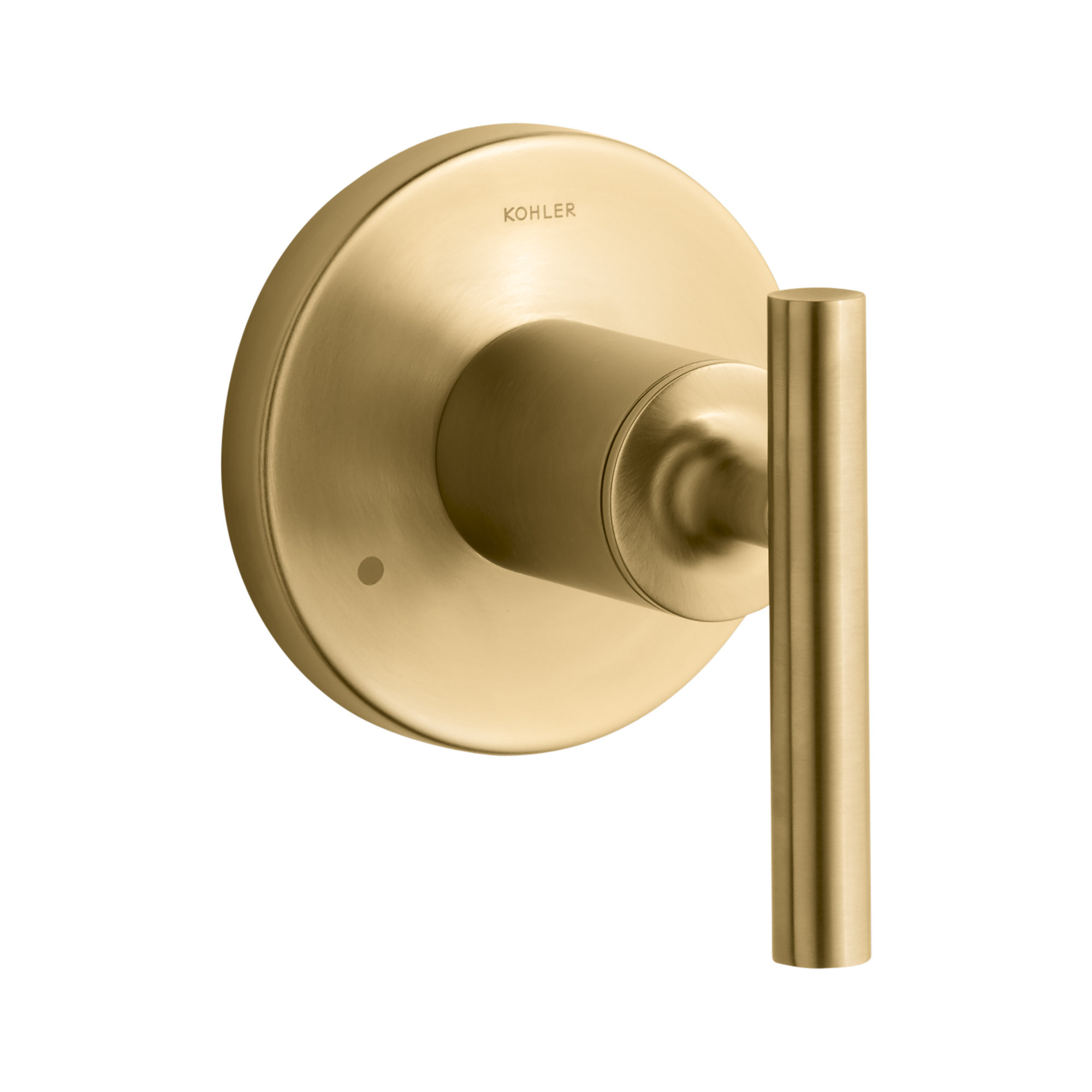 Purist Valve Trim with Lever Handle for Transfer Valve, Gold