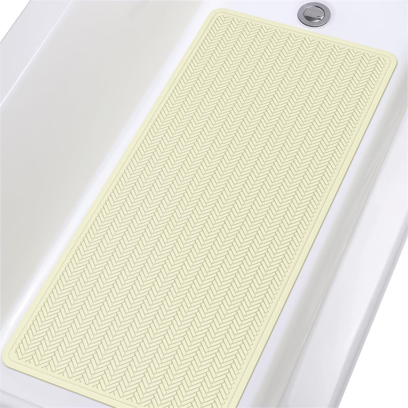 Graeme Plastic / Acrylic Non-Slip Shower Mat, Beige