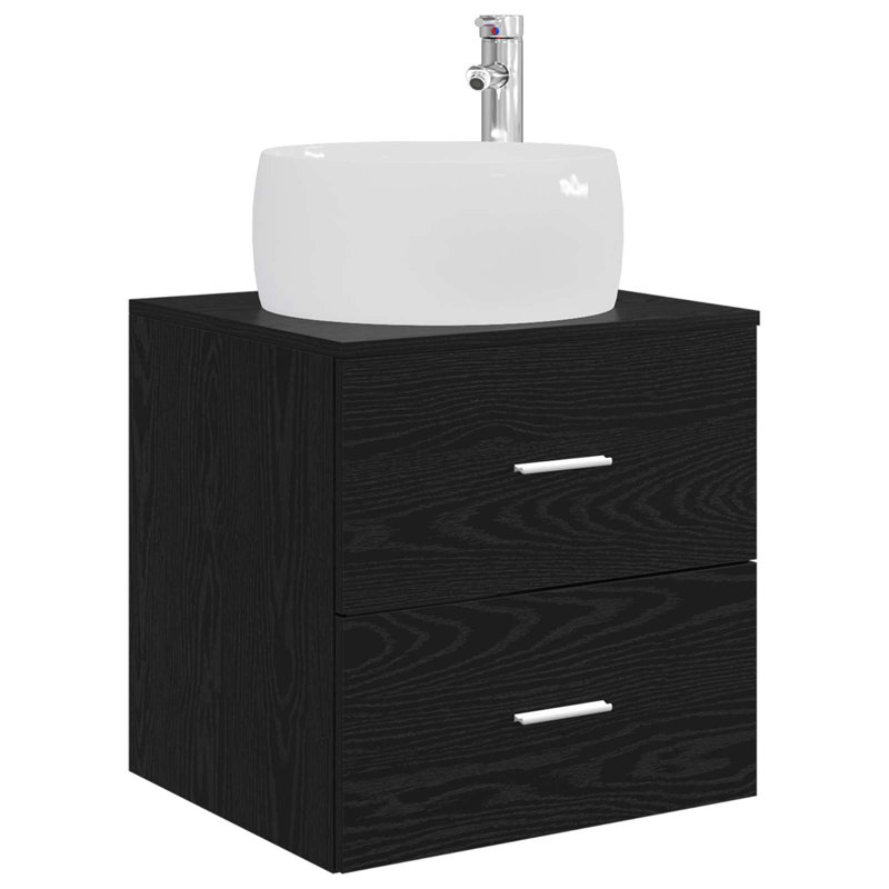 495 mm Bathroom Vanity, Black