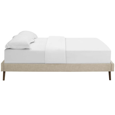 Loryn Bed Frame with Round Splayed Legs
