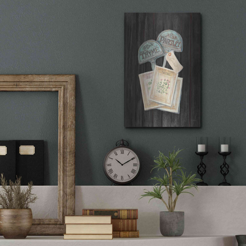 «Seed Packs Black Wood» par Carol Rowan, H 16 po x l 12 po