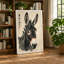 Donkey in Ink Japandi - Wrapped Canvas-1615443938-1615443941