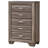 Brookes 5-drawer Bedroom Chest Washed Taupe-93620379