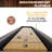 Barrington Billiards 11 Ft Aurora Outdoor Shuffleboard Table With All-weather Playfield And 8-puck Set