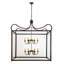 Lustre géométrique 16 lumières façon bougie