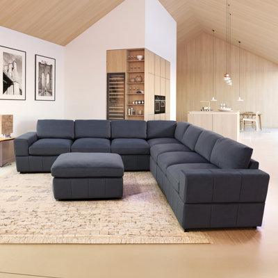 Canapé modulaire en coin 8 pièces Rayiona