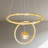 Cross-Shaped Spherical Led Chandelier