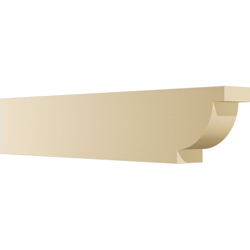 Alpine Signature Urethane Rafter Tail, Primed Tan, 8" H x 42" W x 4" D