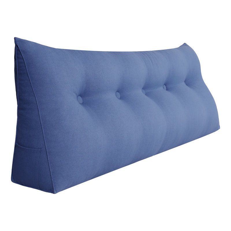 Coussin de tête de lit confortable, Grand lit, Bleu royal