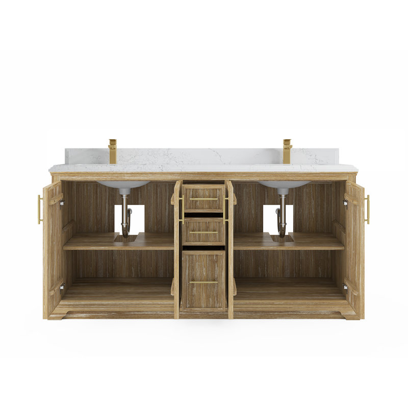Ensemble de meuble-lavabo double 72 po Emuel, Empira