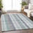 Premium Machine Washable Prisco Silver Rug-978400199