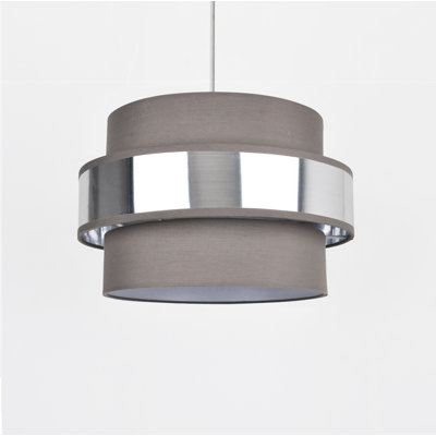 20cm H Cotton Drum Pendant Shade