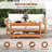 Kymoni Rectangular Solid Wood Outdoor Coffee Table , 18 " W 35.5 " D