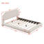 Lit plateforme en tissu d'ameublement Teddy-1108750349